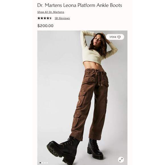 NEW! Dr. Martens Leona Black Vintage Smooth Leather Heeled Boots - Siize 11 - Picture 15 of 16